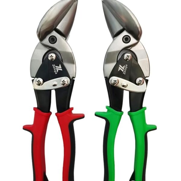 Zeluga ZL128LR Heavy Duty Left and Right Aviation Snip Combo Pack