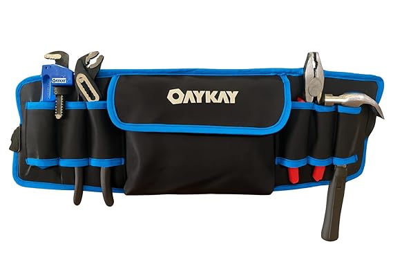 61x5hTJ+e7L._SX569_ Tools Nylon Adjustable Waist Tool Belt 26 Inch With Adjsutable Strap For Electrician, Technician, Carpenter, Plumber & Service Engineers - Image 1