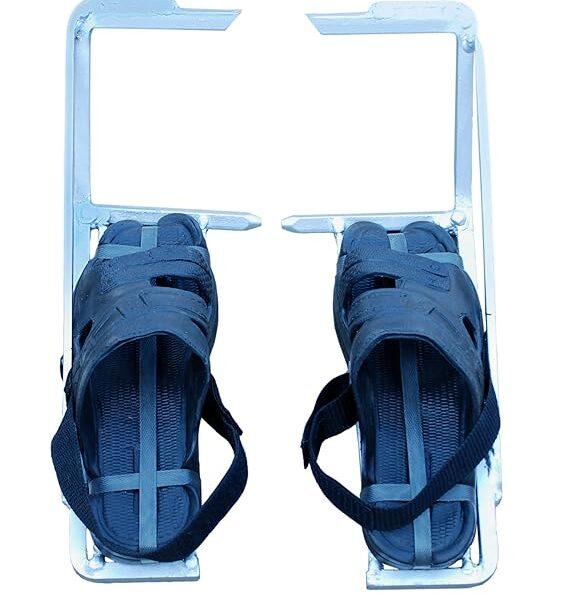 PRABHATH Electrical Pole Climbing Clip (Iron, 5.5" To 6" Pole Width)