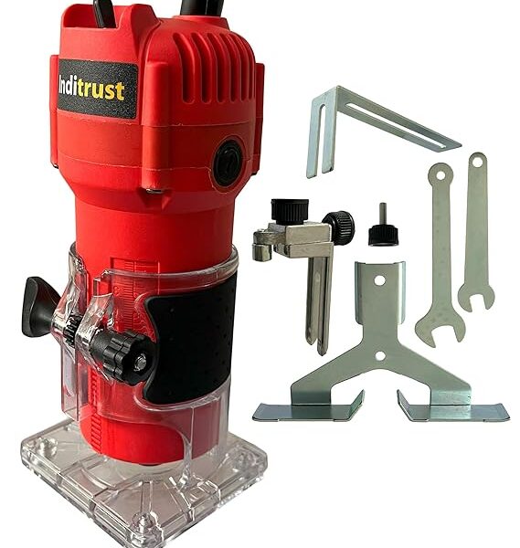 Inditrust Professional Palm Router 30000 RPM 6.35mm Trimmer 700W Machine Tool with 6 MONTHS WARRANTY