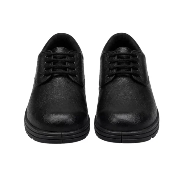 GENERIC Fiber Toe Safety Shoes PVC Sole Size UK 8 Black, Unik-8