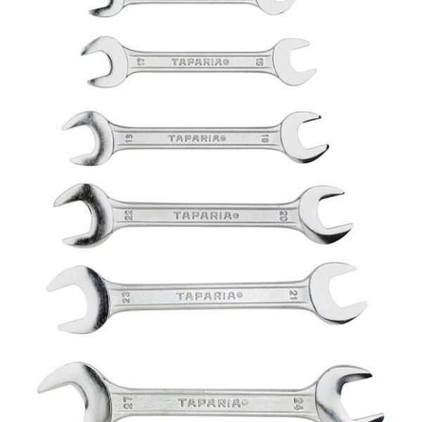 Stanley 12 Piece Double Open End Spanner Set Spanner Set - Color: Silver