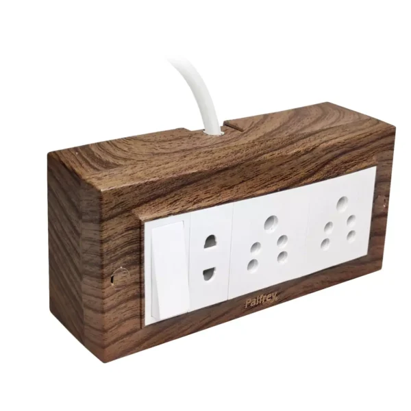 Palfrey Wooden Texture Electric Extension Board